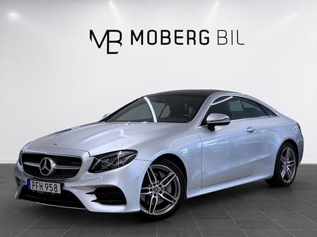 Mercedes-Benz E 200 Coupé 184hk Helg på Moberg! AMG Line Pano Navi