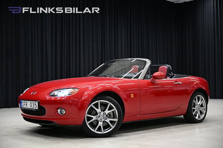 Mazda MX-5 Soft-top 160HK Softtop|Lågmil|6366Mil|Skinn|Xenon