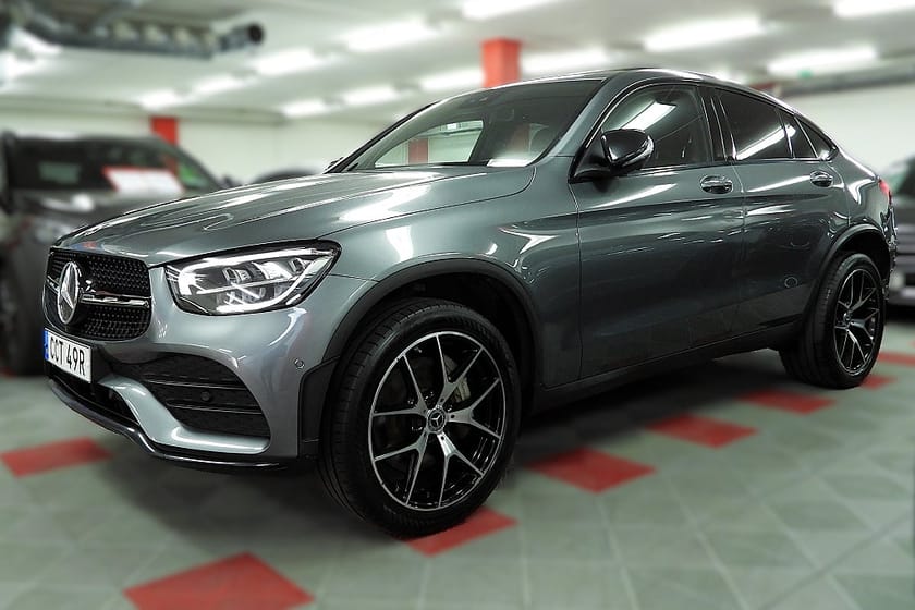 Bild 2 av Mercedes-Benz GLC 300 e Coupé 4MATIC 4M+ 360° kam Panorama AMG Night Drag SoV Hj