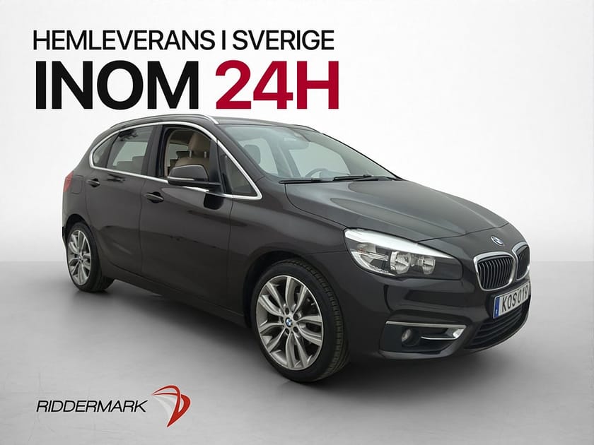 Bild 3 av BMW 218d Active Tourer 218 150hk Luxury Line Skinn Rattvärme Sensorer 0,43l/m