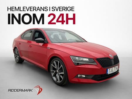 Škoda Superb Skoda 190hk 4x4 Sportline Taklucka Canton Värm Drag