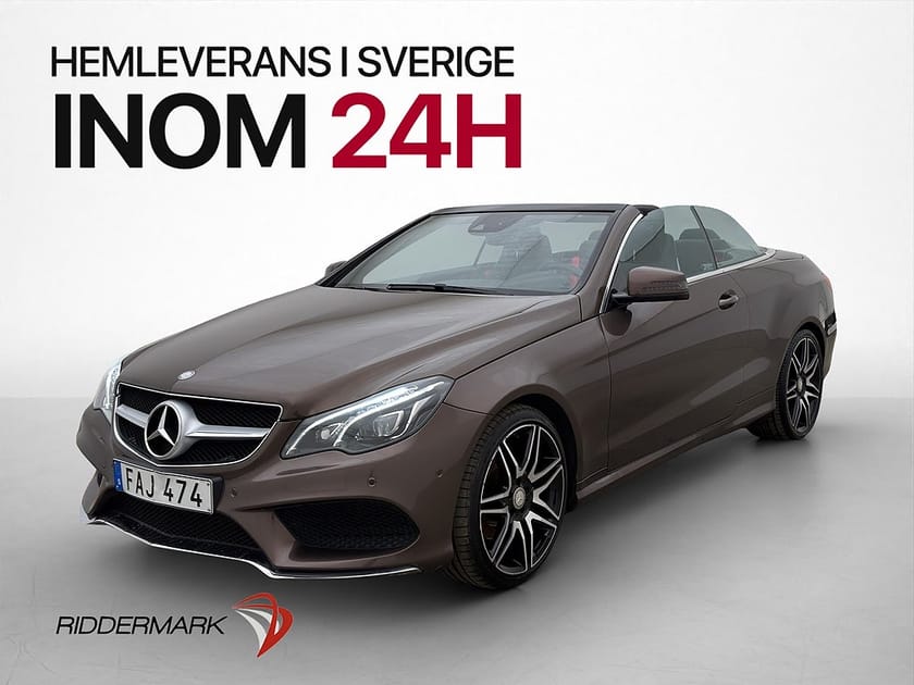 Bild 3 av Mercedes-Benz E 200 Cabriolet AMG Sport Bluetooth Elstolar