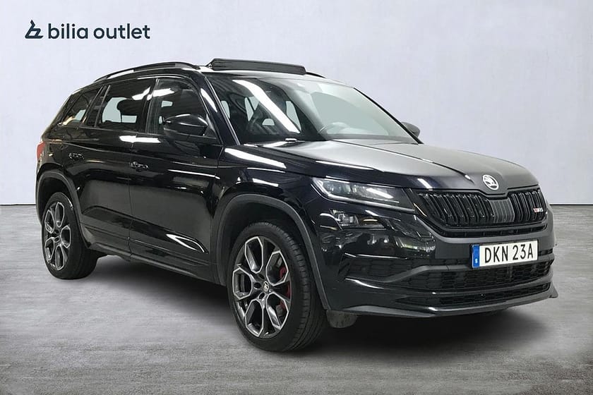 Bild 4 av Škoda Kodiaq RS 7-Seater Skoda 2.0 TDI 4x4 7-sits 240hk Cockpit Panorama Drag 360°