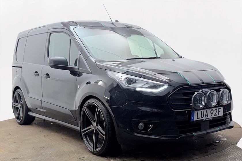 Bild 4 av Ford Transit Connect 210 1.0 EcoBoost E85 Drag 2xSidodörr Kamera 3sits Xtraljus MOMS