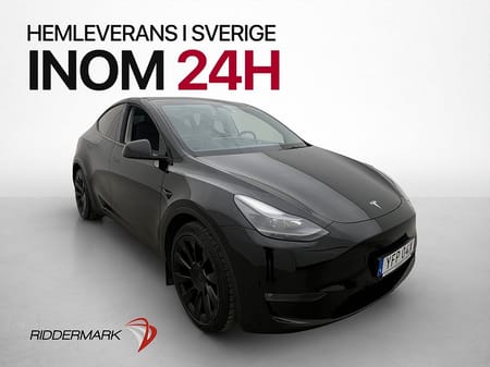 Tesla Model Y Long Range AWD Dragkrok Svensksåld