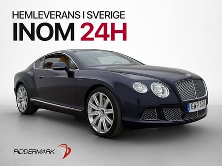Bentley Continental GT 6.0 W12 575hk Luftfjädring Massage