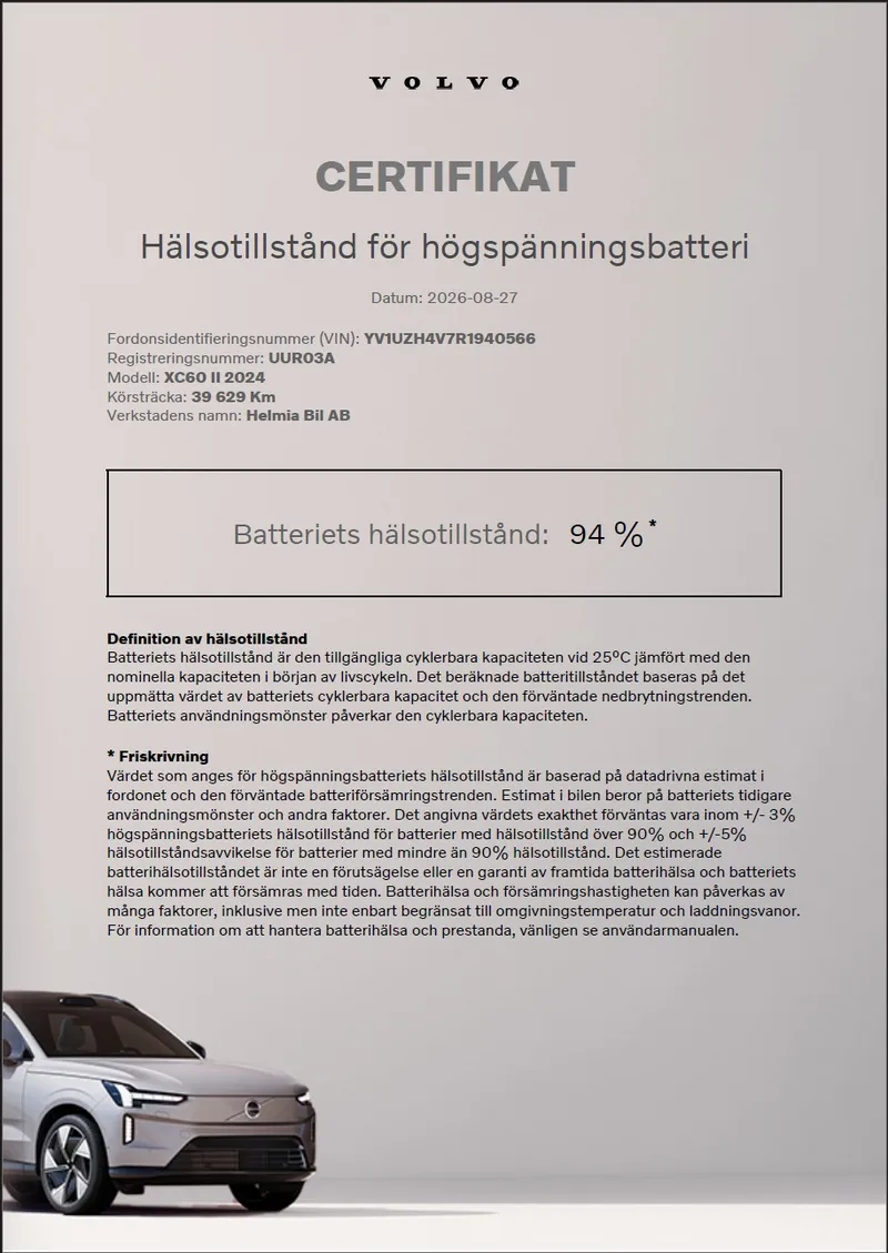 Bild 20 av 20 – Volvo XC60 Recharge T6 II Plus Dark Edition.