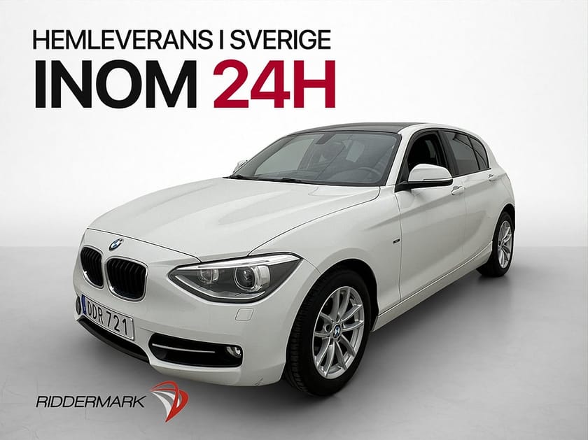 Bild 1 av BMW 116i 136hk Sport line P-Sensorer Keyless Farthållare