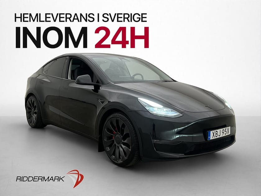 Bild 4 av Tesla Model Y Performance Dragkrok Autopilot Värmepump Pano