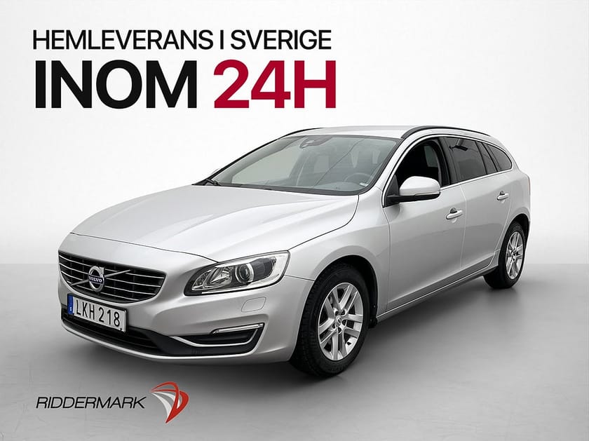 Bild 1 av Volvo V60 D4 190hk Momentum Värmare VOC Navi Välservad
