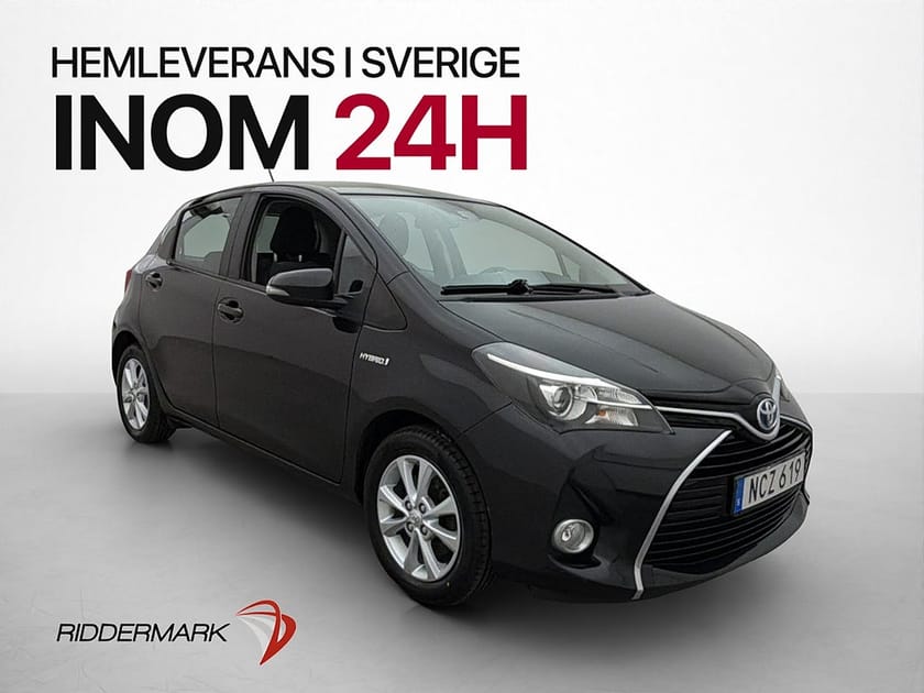 Bild 1 av Toyota Yaris Hybrid e-CVT 101hk Active Kamera Farthållare