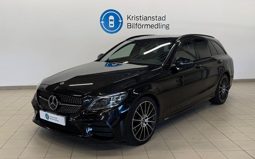 Bild 1 av Mercedes-Benz C 220 T d Aut AMG Night, Panorama, Premiumpkt. SE Läder