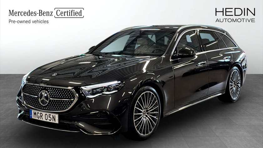 Bild 1 av Mercedes-Benz E 300 T e E300e Adaptiv Farthållare Rattvärme Superscreen