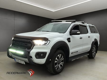 Ford Ranger Dubbelhytt Wildtrak 213hk 4x4 Ny-Kamrem Värm Drag Diff Moms