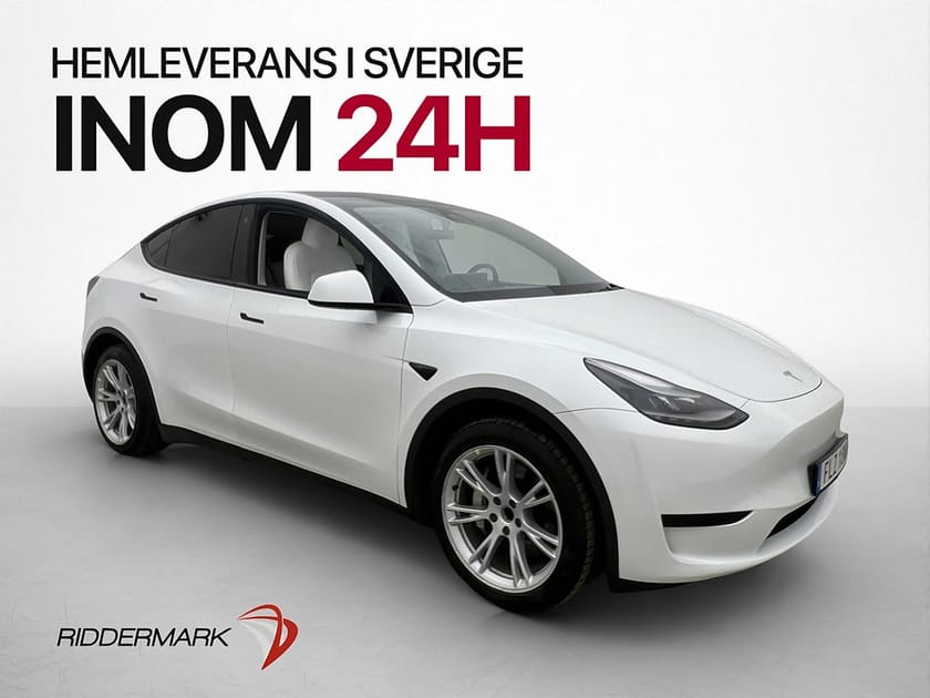 Bild 1 av Tesla Model Y Standard Range RWD Pano AP Drag Ljus interiör MOMS