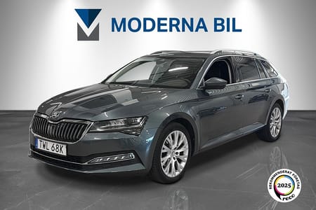 Škoda Superb Kombi Skoda 2.0 TDI 190hk 4x4 Style + Business Moms Drag Skinn Bkam
