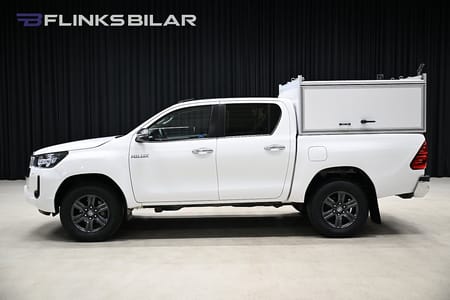 Toyota Hilux Dubbelhytt 2.4 AWD 150HK Automat|Kåpa|Släde|FjärrstyrdVärmare|Moms