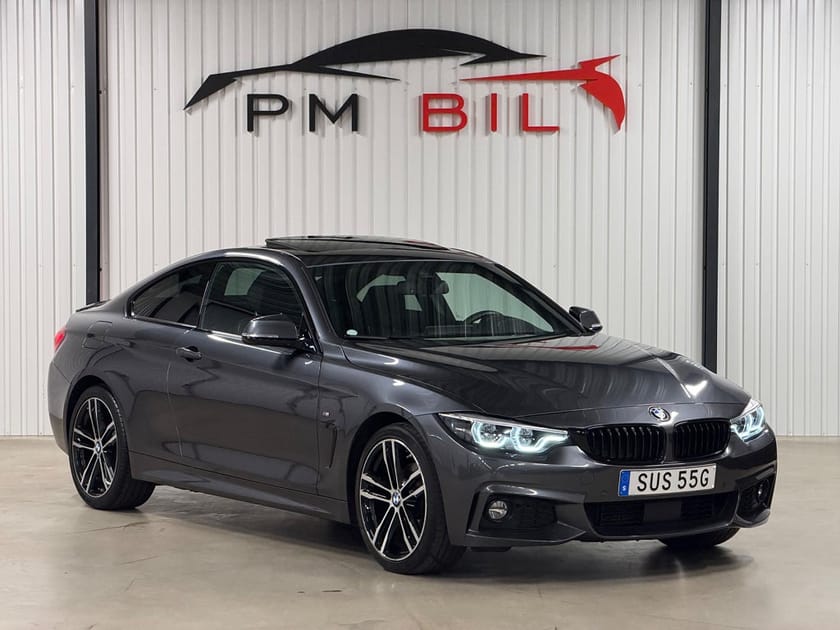 Bild 2 av BMW 420d xDrive Coupé M-Sport Taklucka Cockpit H&K Adaptivfarth.