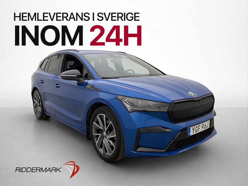 Bild 4 av Škoda Enyaq iV 80 Skoda 204hk Sportline Dragkrok Kamera CarPlay MOMS