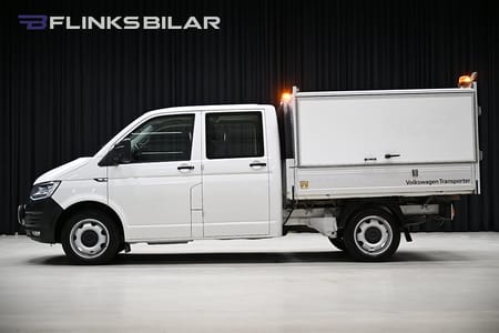Volkswagen Transporter Chassi Dubbelhytt 4Motion DSG 150HK Dubbelhytt|Kåpa|Inredd|Leasbar|SeUtr!