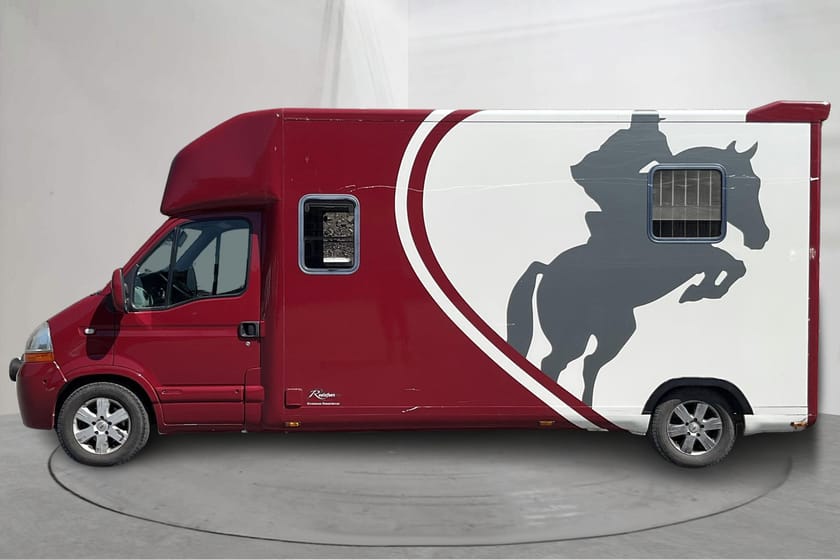 Bild 2 av Renault Master Chassi Cab 2.5 dCi (120hk) Roelofsen HORSE TRUCKS Hästtransport