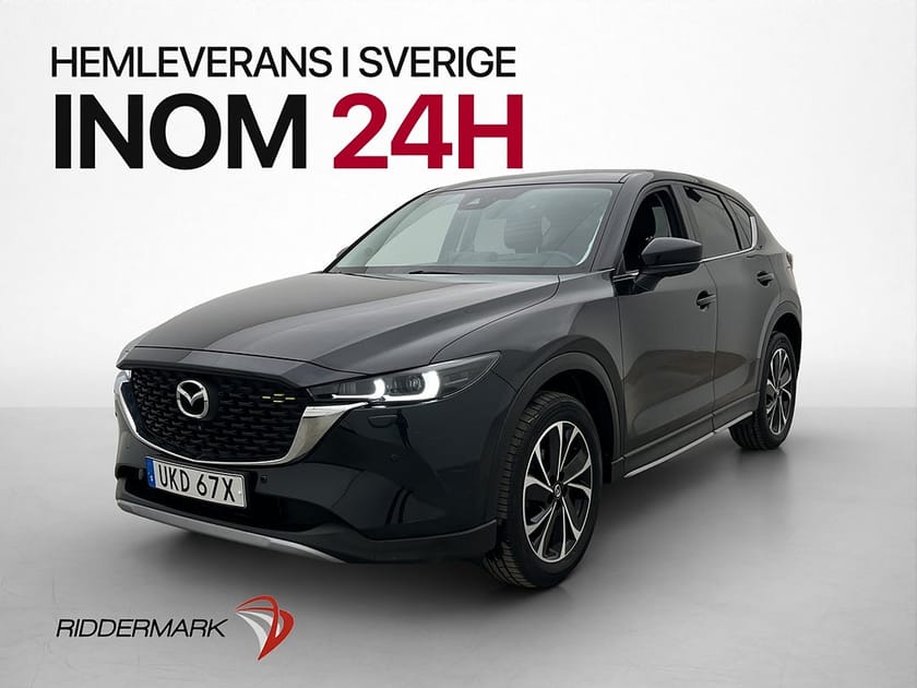 Bild 1 av Mazda CX-5 2.5 AWD M&K-Värmare HUD 360° Navi Halvskinn Rattv