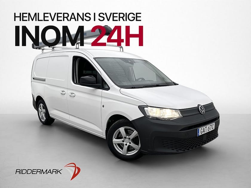 Bild 1 av Volkswagen Caddy Cargo Maxi Värm Drag B-Kamera 2xDörr Moms