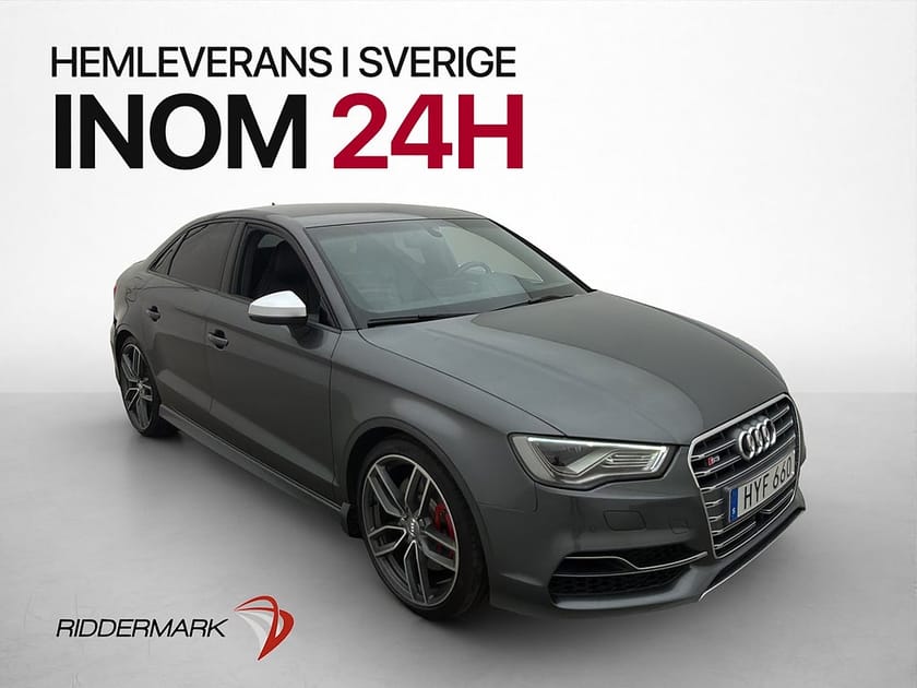 Bild 1 av Audi S3 Sedan TFSI Quattro 300hk En-Brukare B&O Navi Nappa
