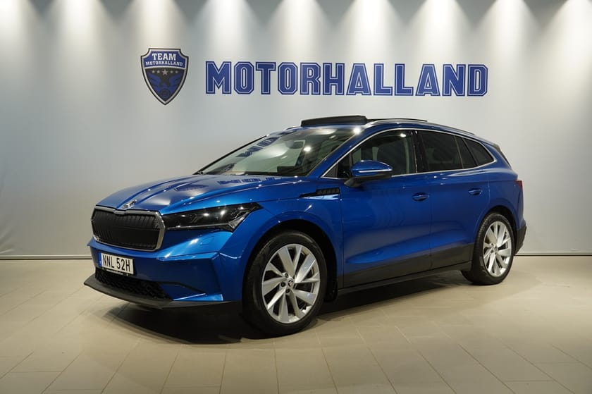 Bild 1 av Škoda Enyaq iV 80 82 KWH 99% SoH DRAG, PANO, KAMERA. LÄDER MM!