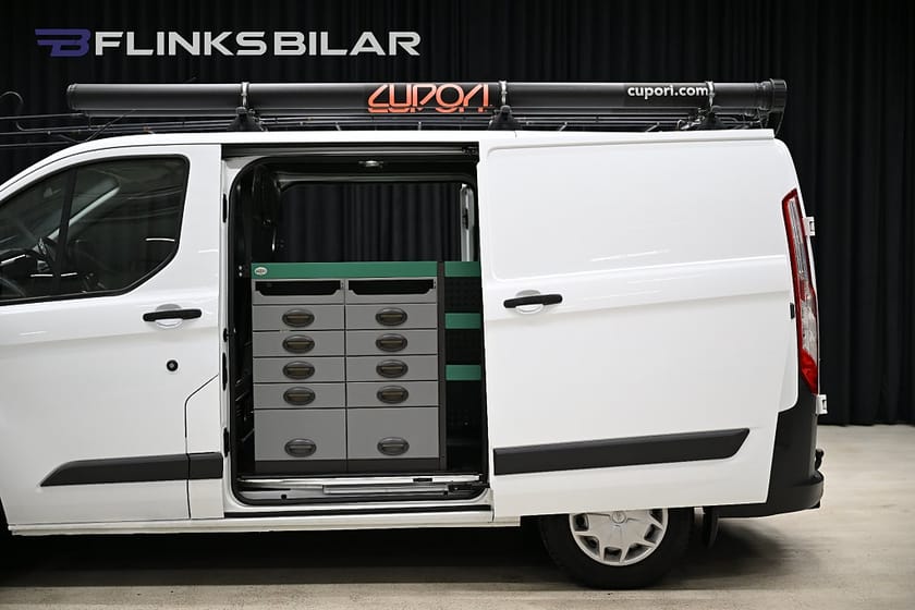 Bild 3 av Ford Transit Custom 270 125HK Servicebil|Dubbeldörr|Inredd|Drag|Värmare
