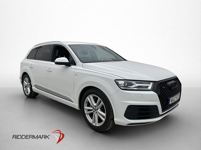 Bild 1 av Audi Q7 3.0 TDI S Line 7-Sits Sv-Optik Luft Kamera Värm Drag