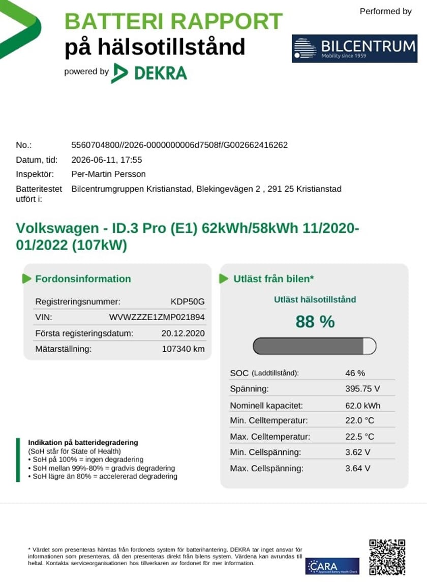 Bild 2 av Volkswagen ID.3 Pro Performance STYLE 204hk/58kWh