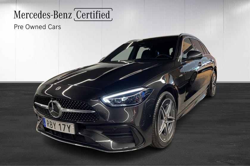 Bild 1 av Mercedes-Benz C 300 T de 4MATIC AMG Line/V-hjul/Distronic/Dragkrok/MOMS