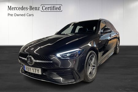 Mercedes-Benz C 300 T de 4MATIC AMG Line/V-hjul/Distronic/Dragkrok/MOMS