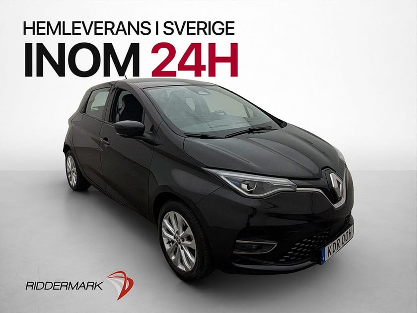 Bild 1 av Renault ZOE R110 52kWh Friköpt Zen Kamera Sensorer Rattvärme