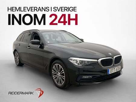 BMW 520d Touring Sport line Dragkrok Kamera Navi Halvskinn