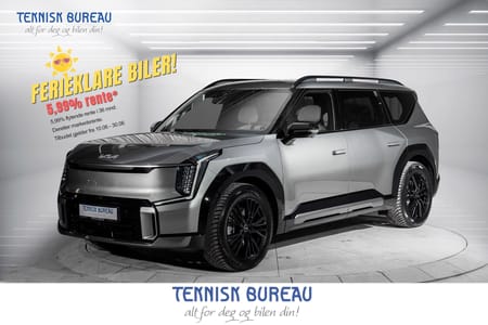 Kia EV9 AWD GT Line AWD, Skinn, HUD, Rattvarme, 7s RV 505km WLTP