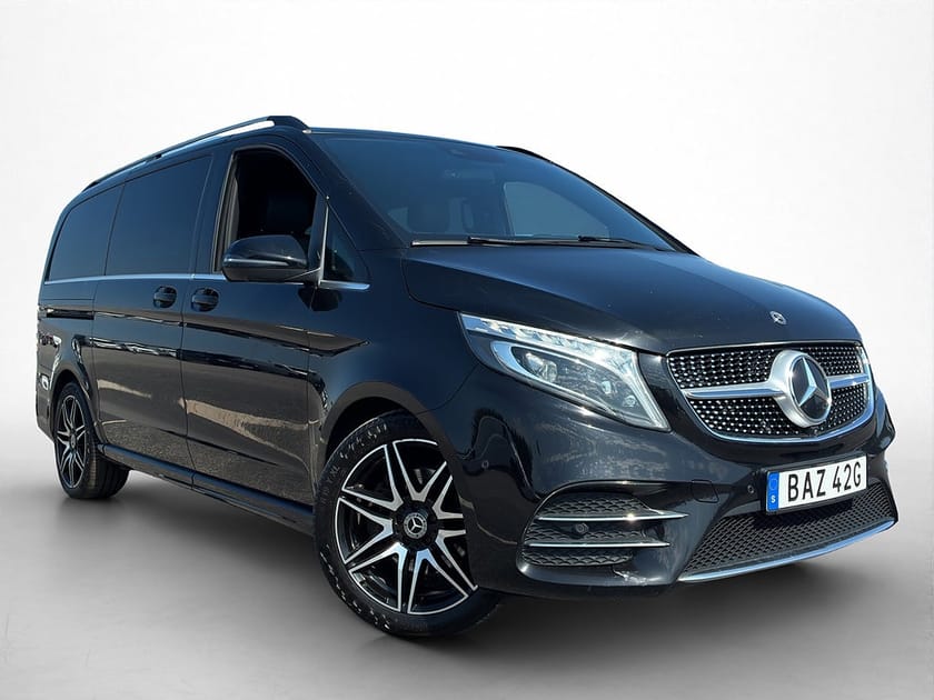 Bild 3 av Mercedes-Benz V 300d 3.1t 300 AMG 7-Sit Värm El-Dörr Skinn 360° Moms