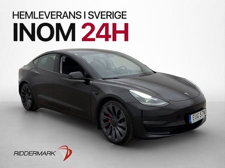 Tesla Model 3 Performance Sv-Såld Autopilot Pano 360 Värmare