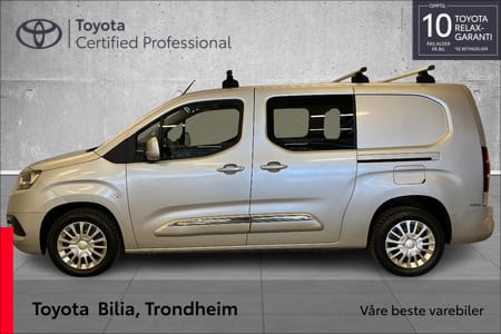 Toyota ProAce City (L2) 1.5 D Aut. Comfort/sideh. bakd./2 skyvedører/krok