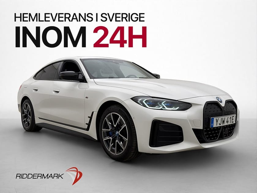 Bild 1 av BMW i4 M50 xDrive Gran Coupé M Sport Laser Drag 360° HUD HiFi CarPlay