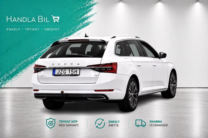 Bild 5 av Škoda Superb iV Kombi 1.4 Plug-in L&K Cockpit Canton P-värm Moms Drag