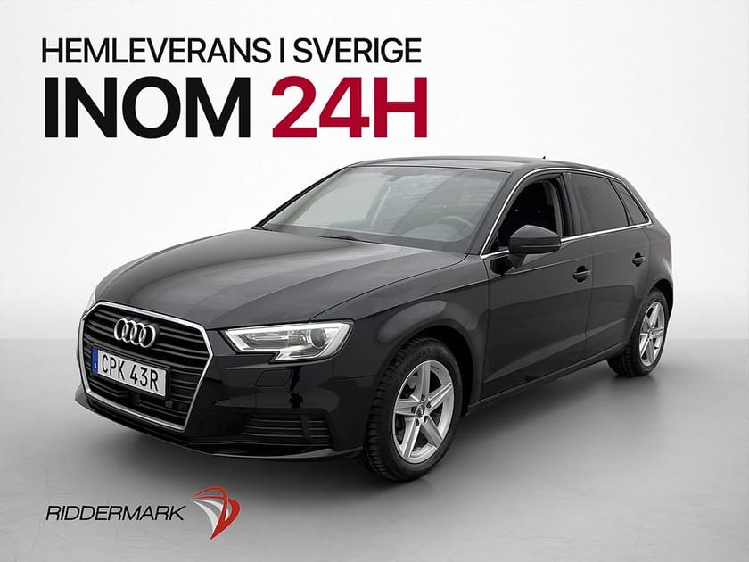 Bild 1 av Audi A3 Sportback 30 g-tron 131hk Värmare Kamera Adapt-fart Sensorer