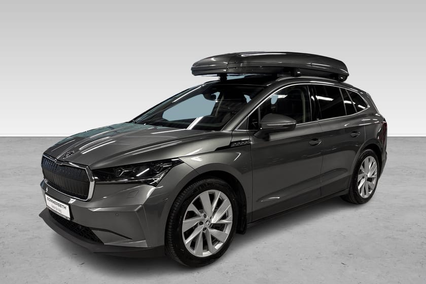 Bilde 5 av Škoda Enyaq iV 80x 1-eier, AWD, Crystal, Skinn, Hengerf., Skiboks +++