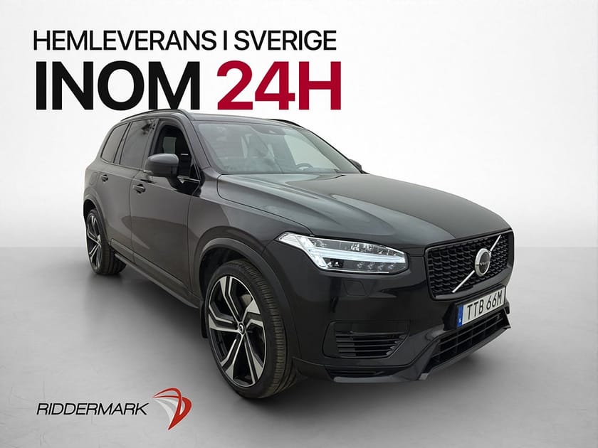 Bild 1 av Volvo XC90 7-seater T8 AWD R-Design 7-Sits Pano B&W HUD 360° Luftfjäd