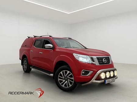 Nissan Navara Dubbelhytt Tekna 2.3dCi 4WD Dragkrok Skinn 360° Diff Kåpa