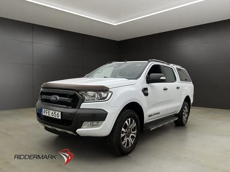 Ford Ranger Dubbelhytt Wildtrak 3.2 4x4 Värm Drag Kamera CARPLAY Moms