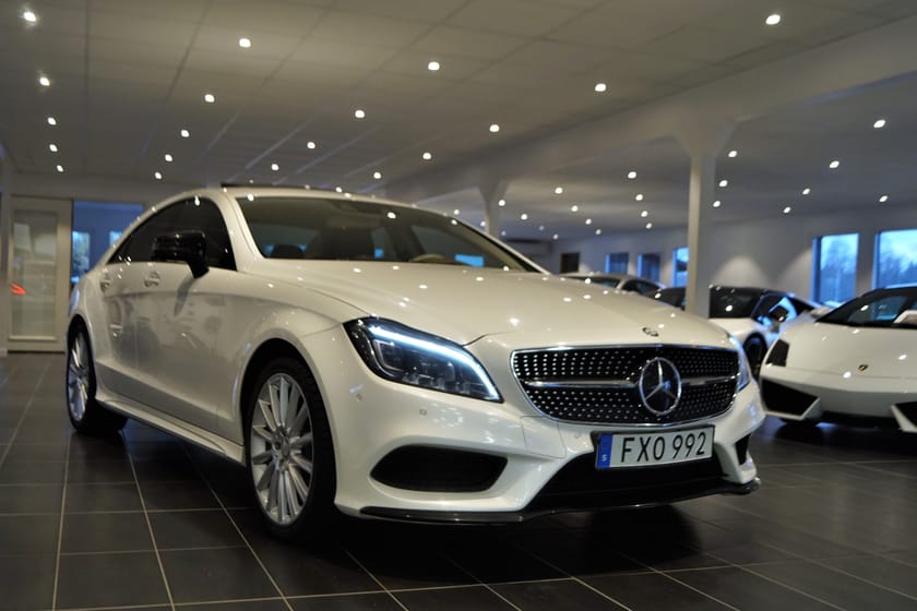 Bild 1 av Mercedes-Benz CLS 350 BlueTEC AMG Plus Sport, Designo Taklucka