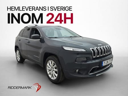 Jeep Cherokee 2.2 CRD 4WD M&K-Värmare Kamera Skinn Navi Drag