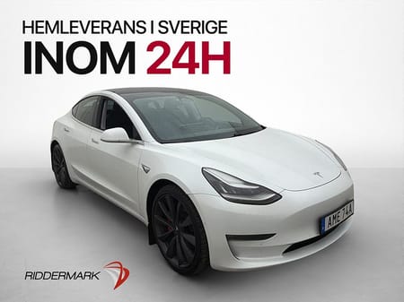 Tesla Model 3 Performance AWD HW3 Autopilot Svensksåld